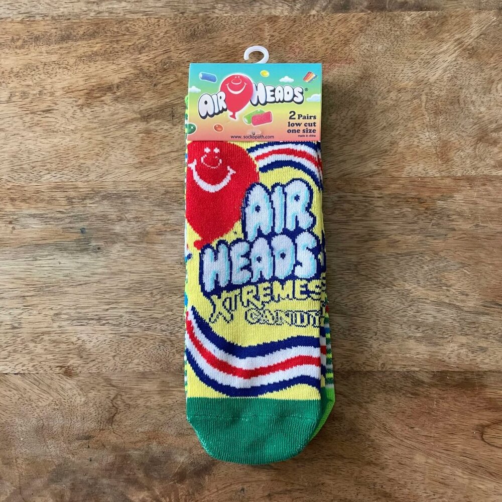 5/$20 NEW 2Pk Adult Airheads Xtremes Candy Socks